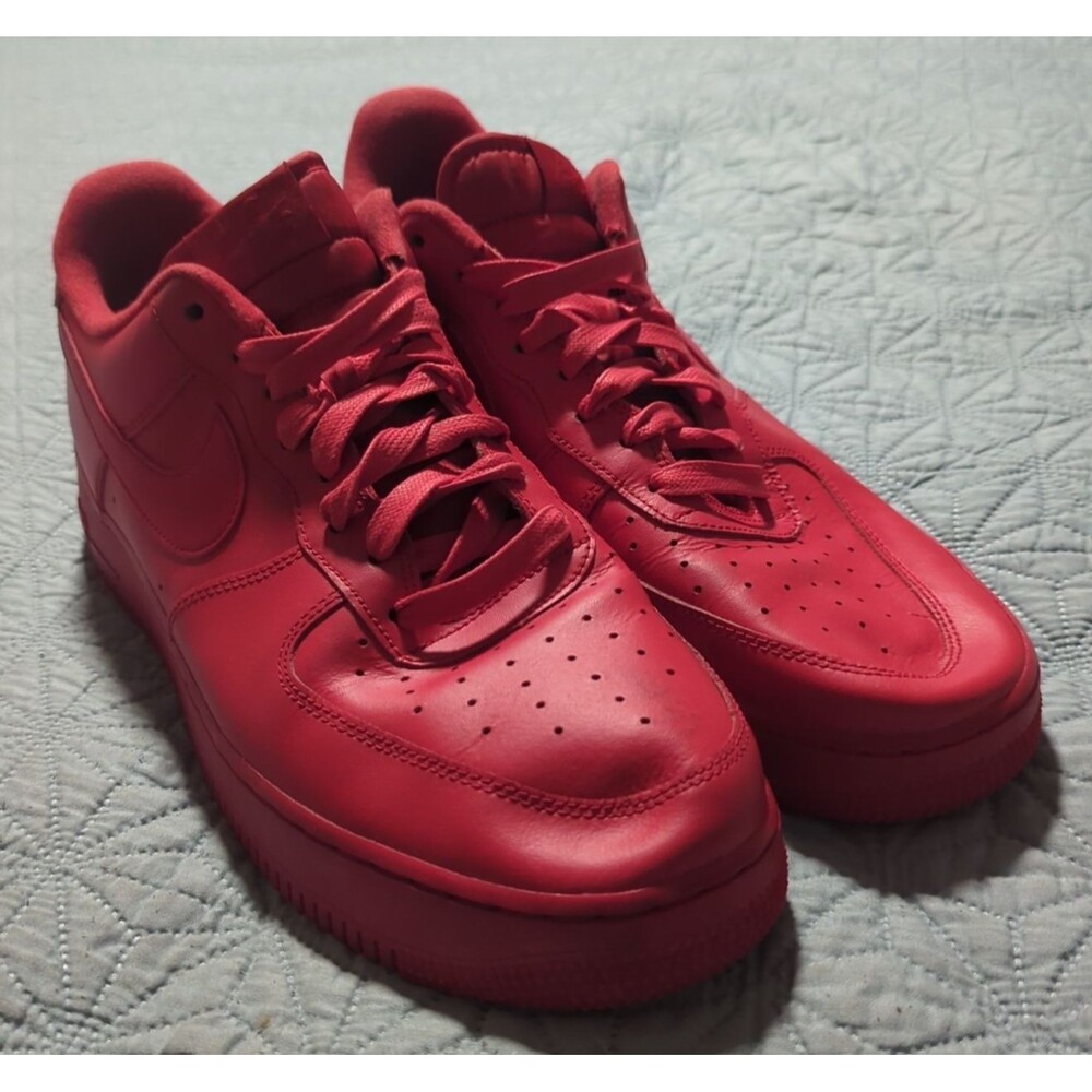 Nike Air Force 1 '07 LV8 1 University Red Men's Sneakers CW6999-600 Size 12